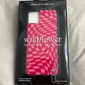 Wildflower crazy checkers iPhone 11 Pro Max case